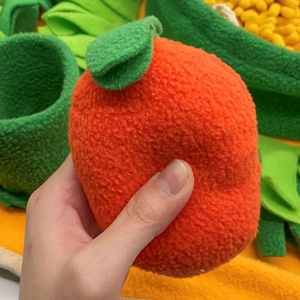 Snuffelmat Hond | Grootte 80x60 cm | Zacht Fleece | Geschikt voor Alle Honden | Vertraging Snelle Eters | Speelgoed voor Mentaal Stimuleren | Gemakkelijk Schoon te Maken | Verbetert Algeheel Welzijn