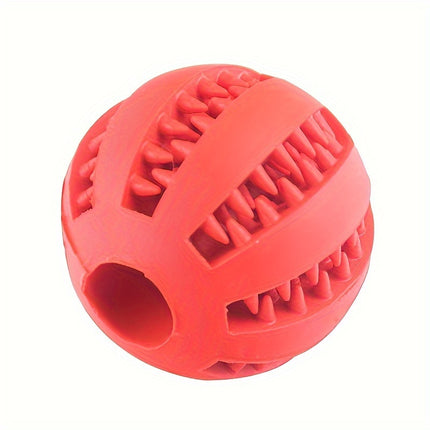 Hondenspeeltje | Kauwspeelbal voor Kleine Honden | Interactieve Elastische Voerbal | Tandreiniging | Plastic | Huisdieraccessoires