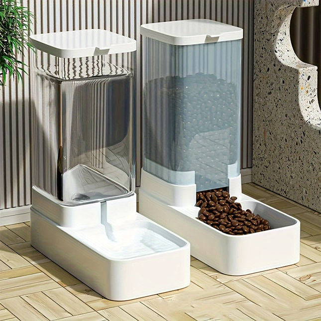 Huisdieren Voer- en Drinkfles Automatisch | Zwaartekracht Systeem | Duurzaam Kunststof