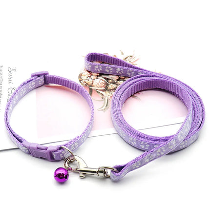 Hondenriem Set Nylon | Zachte Grip | Diverse Kleuren | 120cm Lengte | Geschikt voor Kleine en Middelgrote Honden