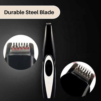 Fluisterstille Huisdier Precisietrimmer | Ergonomisch Ontwerp | Veiligheidsmes | Geruisloze Ervaring | Perfecte Verzorging voor Katten en Honden | Behoud Glanzende Vacht | Eenvoudig in Gebruik | Comfortabele Trimsessie