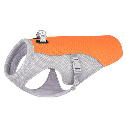 Ademend Hondenvest | Reflecterend Design | Snelsluiting | Beschikbaar in XXS-XXL | Paars, Blauw, Limegroen, Oranje