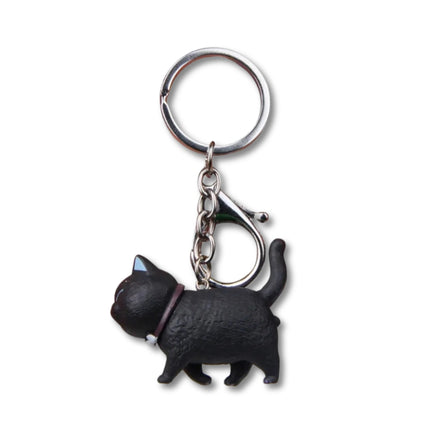 Schattige Cartoon Katten Sleutelhanger | Creatieve Dierenhanger | Sleutelhanger voor Dames | Auto, Tas & Portemonnee Accessoire | Leuk Cadeau Idee