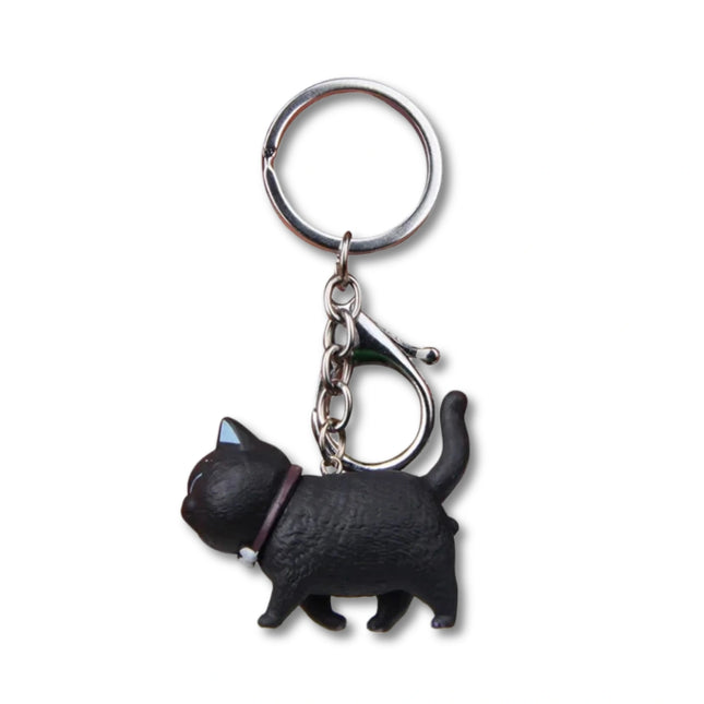 Schattige Cartoon Katten Sleutelhanger | Creatieve Dierenhanger | Sleutelhanger voor Dames | Auto, Tas & Portemonnee Accessoire | Leuk Cadeau Idee