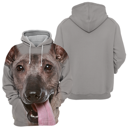 Hondenkleding | Zachte Hoodie voor Haarloze Peruaanse Hond | Verschillende Maten | Comfortabele Polyester-Katoen Mix