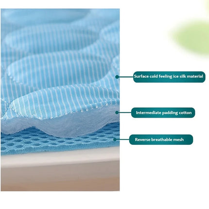 Zomerse Koelmat voor Huisdieren | Ademend en Wasbaar | Geschikt voor Honden en Katten | Maten S tot 2XL | Ideaal voor Mand, Bank of Onderweg