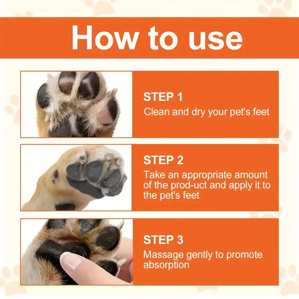 Potenbalsem voor Huisdieren | Honing & Antibacteriële Formule | Verzacht Gebarsten Pootjes | Kokosolie | Voetzooltjes Zacht & Gehydrateerd | 45g