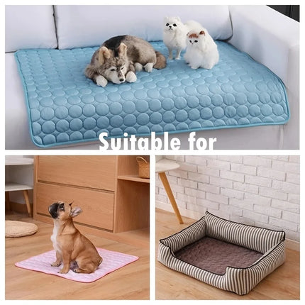 Zomerse Koelmat voor Huisdieren | Ademend en Wasbaar | Geschikt voor Honden en Katten | Maten S tot 2XL | Ideaal voor Mand, Bank of Onderweg