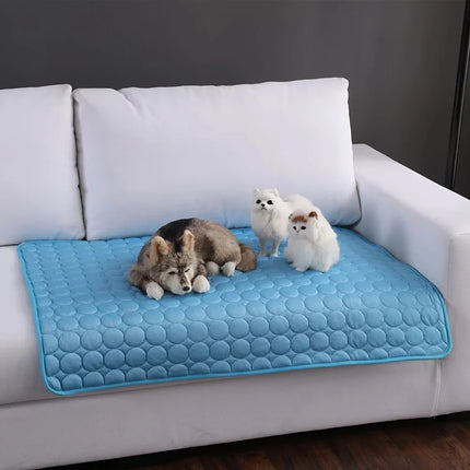Zomerse Koelmat voor Huisdieren | Ademend en Wasbaar | Geschikt voor Honden en Katten | Maten S tot 2XL | Ideaal voor Mand, Bank of Onderweg