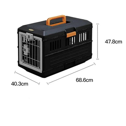 Kees | Opvouwbare Draagtas voor Honden en Katten | Ventilatie en Comfort | Handvatten voor Gemakkelijk Transport | Geschikt voor Auto, Trein en Vliegtuig