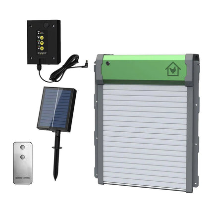 AutoHatch Guard | Automatisch Kippenluik | Afstandsbediening & Lichtsensor | Duurzaam & Weerbestendig | Veiligheidsdetectie | Rompproof Кippenverblijf | Slimme Instellingen