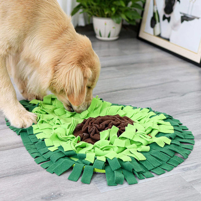 Sasha Avocado Snuffelmat | Stimulerende Voedingservaring voor Honden | Duurzaam en Veilig | 60x45 cm | Groen | Geschikt voor Alle Leeftijden