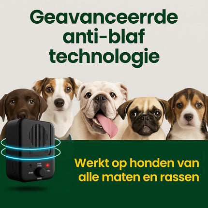BarkBuddy | Dispositivo antiabbaio a ultrasuoni per cani | Adatto agli animali domestici | Udibile solo dai cani | Resistente alle intemperie | Ricaricabile tramite USB