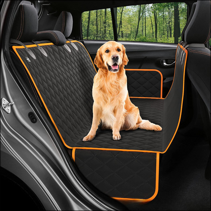 Hondendeken auto waterdicht | Bescherming achterbank tegen haren, vuil en krassen | Comfortabele reisdeken voor hond met antislip en zachte voering