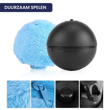 USB-Oplaadbare Automatische Bewegingsbal | Hondenplezier en Gezondheid | Kauwbestendig en Veilig Speelgoed