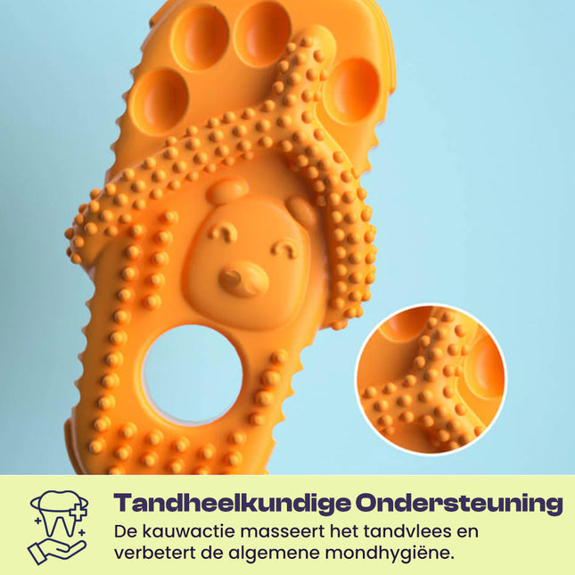 Duurzaam Speelgoed in Pantoffelvorm | Onweerstaanbaar Kauwplezier Voor Honden | Zacht Voor Tanden | Bevordert Mondhygiëne | Veilig en Niet-Giftig | Interactief en Mentale Stimulatie