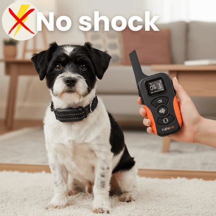 Obroża antyszczekowa BarkShield | Dźwięk i wibracje | Akumulatorowa i wodoodporna | Redukuje szczekanie | Dla wszystkich psów | Zasięg 975 m | Przyjazna dla zwierząt domowych obroża antyszczekowa | Regulowane dopasowanie | Odporna na wstrząsy