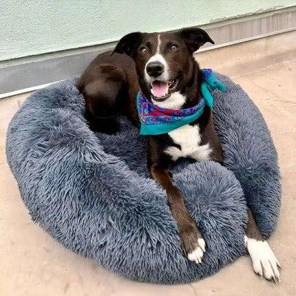 MrFluffyFriend | Comfortable Calming Basket for Dogs | Suitable for Small to Large Breeds | Soft and Safe-Sense Enhancing Sleeping Place