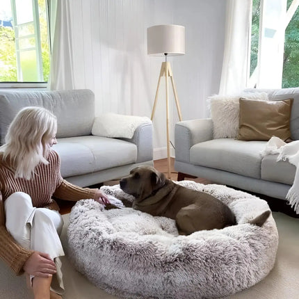 MrFluffyFriend | Comfortable Calming Basket for Dogs | Suitable for Small to Large Breeds | Soft and Safe-Sense Enhancing Sleeping Place