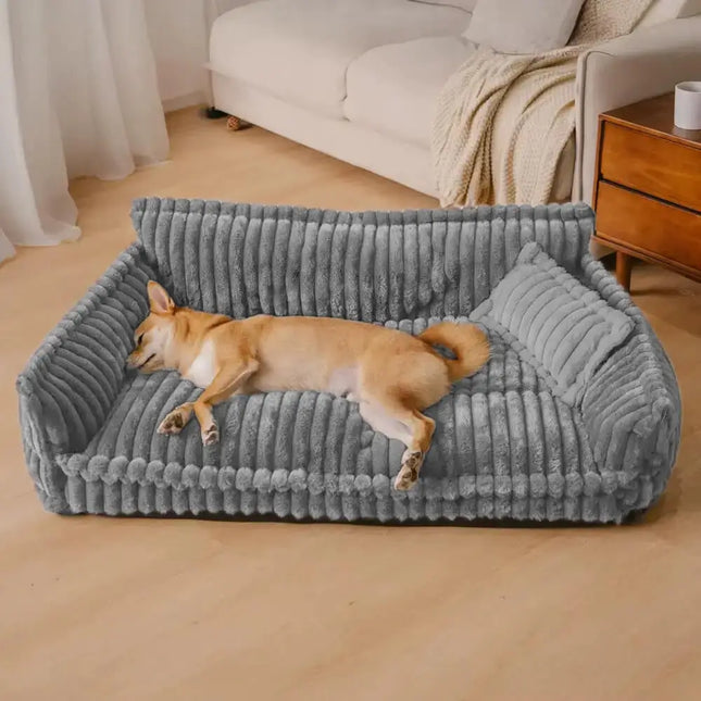 MrFluffyFriend | Cesta de lujo lavable para perros | Cama ortopédica cómoda para perros | Apta para perros pequeños y grandes | Diseño antiestrés