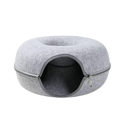 Kattenhuis | Speel- en Slaapplek voor Katten | Krasbestendig Vilt | Eenvoudig Schoon te Maken