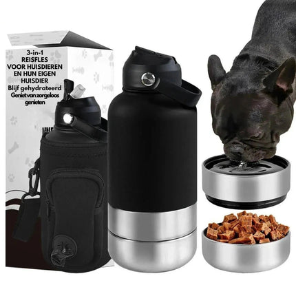 DrinkEase | Handige fles voor hydratatie onderweg voor hond en kat