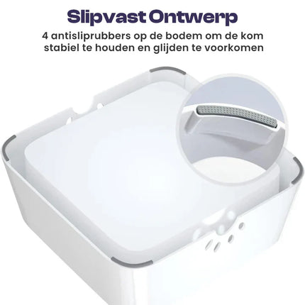 AquaFloat Waterbestendige Mat voor Honden Drinkbakken | Voorkomt Natte Vloeren en Vlekken | Ideaal voor Huisdieren