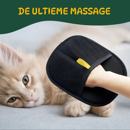 Rękawica do usuwania sierści zwierząt FurAway™ | Silikonowe wypustki | Pielęgnacja psów i kotów | Wielokrotnego użytku