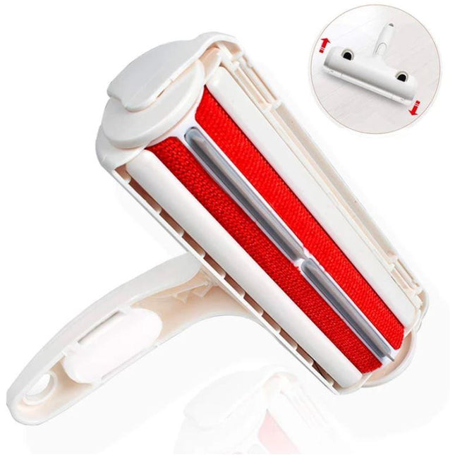 Pluizenroller voor kleding en meubels | Herbruikbare pluizenverwijderaar met zelfreinigend mechanisme | Geschikt voor huisdierharen | Duurzaam en eenvoudig in gebruik