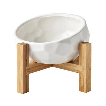 KeraBite keramische voerbak voor hond of kat | Hygiënisch en knoeivrij | Gemakkelijk schoon te maken | Modern en stijlvol design