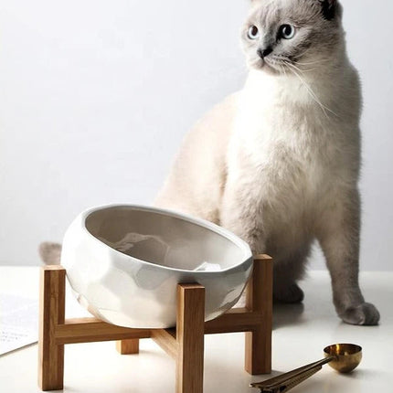 KeraBite keramische voerbak voor hond of kat | Hygiënisch en knoeivrij | Gemakkelijk schoon te maken | Modern en stijlvol design