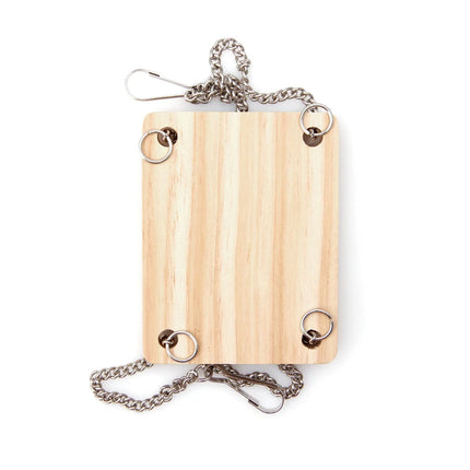 Hamsterspeelgoed Houten Swing | Hangmat Rustmat voor Papegaai | Kleine Dieren Accessoires | Harnas Speelgoed | Hout | Nieuw Ontwerp | Voor Hamsters, Ratten, Vogels | Makkelijk te Installeren