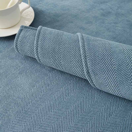 Belle | Luxueuze Chenille Stof | Vissengraat Textuur | Meerdere Maten | Antislip Onderkant | Zachte Ondersteuning | Machinewasbaar