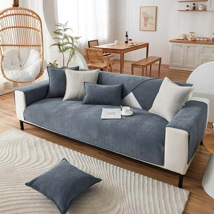 Belle | Luxueuze Chenille Stof | Vissengraat Textuur | Meerdere Maten | Antislip Onderkant | Zachte Ondersteuning | Machinewasbaar