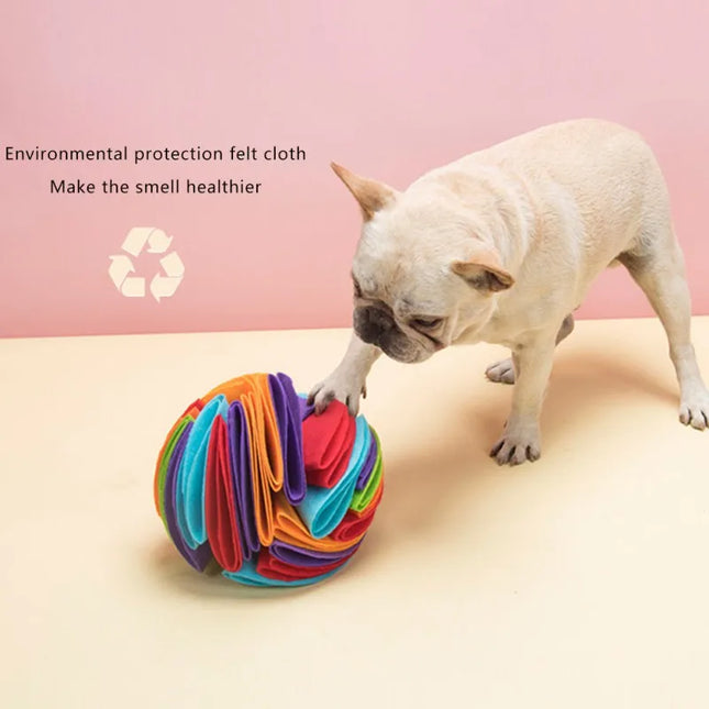 Honden Snuffel Speelbal | Interactief Vilt Speelgoed | Verstelbare Moeilijkheidsgraden | Opvouwbaar en Wasmachinebestendig | Maten 15 cm en 20 cm
