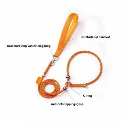 No-Pull Dog Leash | Durable Slip Collar with Padded Handle