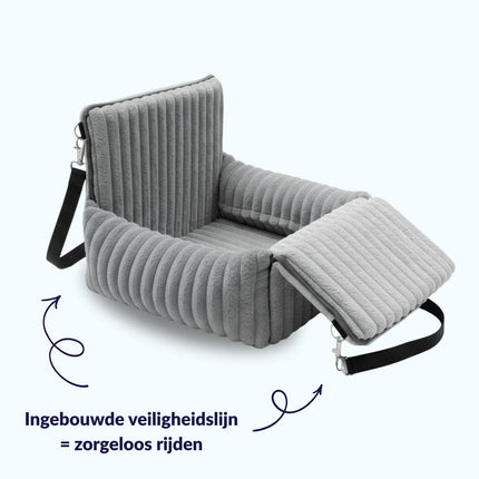 MrFluffyFriend | Safe Car Seat for Dogs | Comfortable Ride | Easy Installation | Suitable for Small and Medium-Sized Dogs