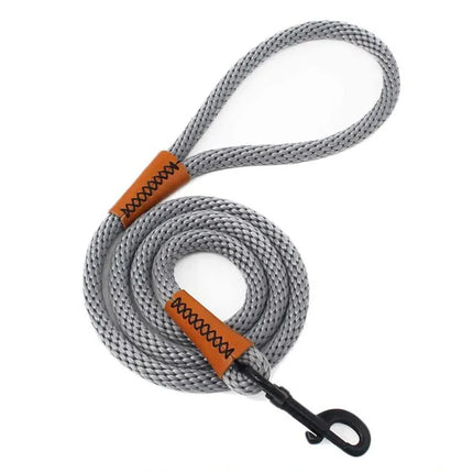 Hondentuig Nylon Met Vergrendelbare Karabijnhaak | Trainingsriem Schokabsorberend | Geschikt Voor Alle Hondenmaten | Duurzaam Vlechtwerk | Kies Uw Kleur En Maat | Veiligheid En Comfort Bij Iedere Wandeling