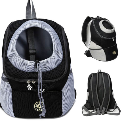 Hondenrugzak voor kleine honden tot 10 kg | Comfortabel, ademend en verstelbaar | Veilige draagtas voor wandelen en reizen | Duurzaam en waterbestendig materiaal