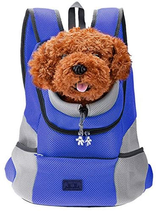 Hondenrugzak voor kleine honden tot 10 kg | Comfortabel, ademend en verstelbaar | Veilige draagtas voor wandelen en reizen | Duurzaam en waterbestendig materiaal