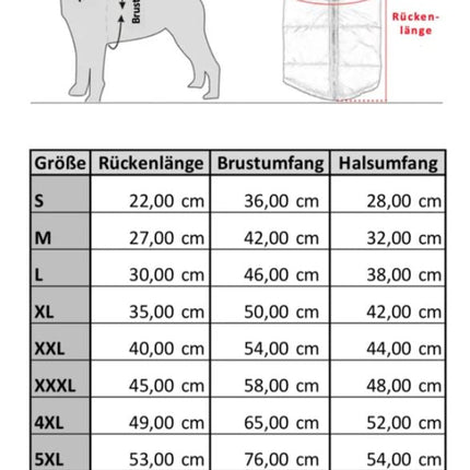 Waterdichte hondenjas met warme voering | Comfortabel hondenjack voor winter | Ademend en makkelijk aan te trekken | Verkrijgbaar in diverse maten