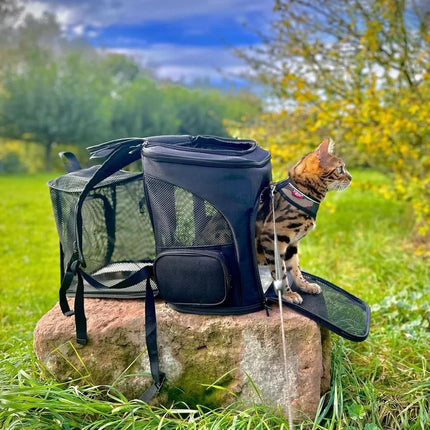 Jip | Draagbare Ruimterugzak voor Katten | Comfortabel en Veilig | Met Ventilatie en Kijkvenster