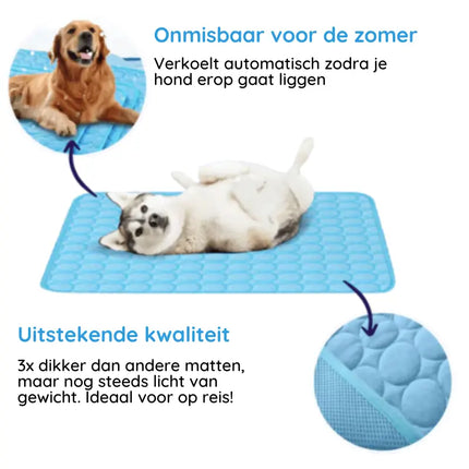 MrFluffyFriend | Premium Cooling Mat for Dogs | Cooling Soft Mat | Portable & Breathable | Safe & Waterproof | Machine Washable