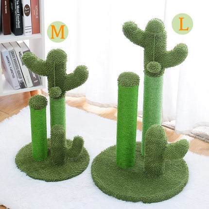 Katten krabpaal cactusvorm | Duurzaam sisal en pluche | Speels krabmeubel voor katten | Beschermt meubels | Decoratief design