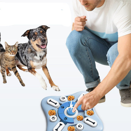 Interactieve Voerbak Hond | Langzaam Eten Bevorderen | Mentale Stimulatie | BPA-vrij | Antislip