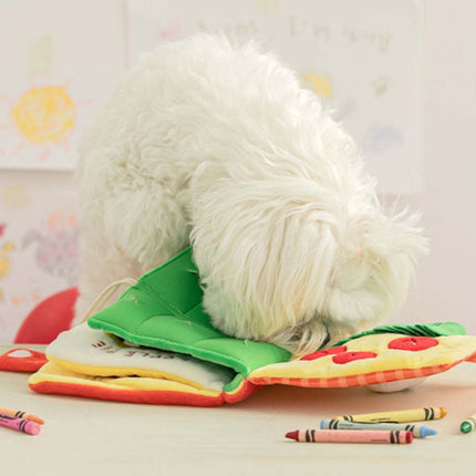 Hondenspeeltje Snuffelboek | Voer Verbergen | Mentale Stimulatie | Verveling Bestrijden | Angst Verminderen | Aanpasbare Uitdaging | Geschikt voor Alle Rassen | Duurzaam Materiaal | Veilig en Natuurlijk | Herbruikbaar en Wasbaar | Voor Altijd Blije Honden