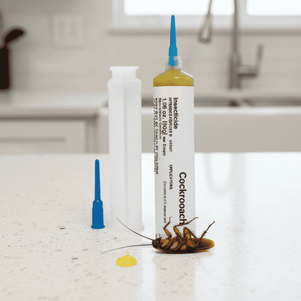RoachGuard Gel | Efficace controllo degli scarafaggi in ambienti interni ed esterni | Azione rapida, inodore | Protezione a lunga durata | Applicazione precisa | Formula indoxacarb | Nessun residuo visibile | Ideale per la casa e l'ospitalità