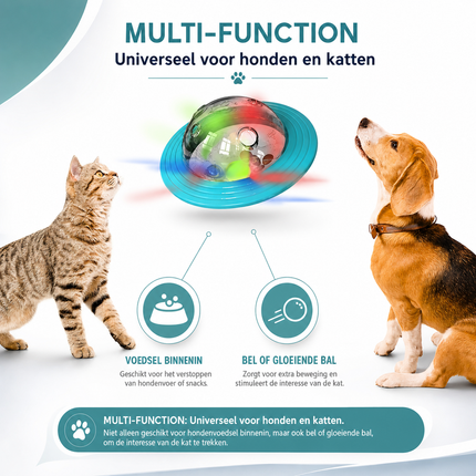 Interactief Hondenspeelgoed - SmartPaws - Slow Feeder, Voerbal en Denkspel