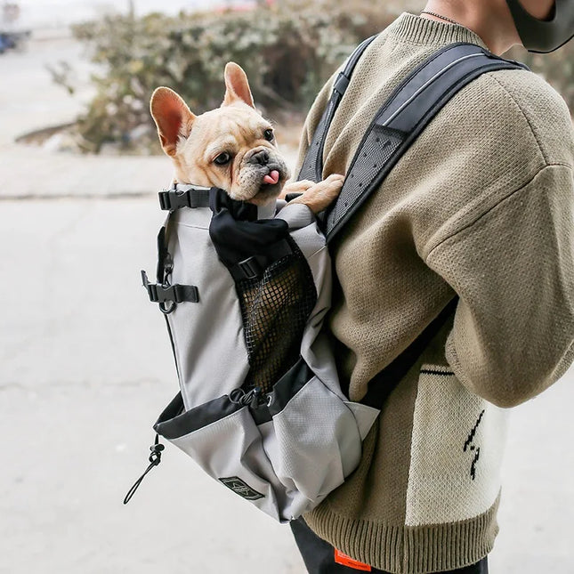 TrailMate honden rugzak | Comfortabele honden draagtas voor buitenactiviteiten | Geschikt voor kleine tot middelgrote honden | Ademend & stevig | Veilig wandelen en avontuur samen