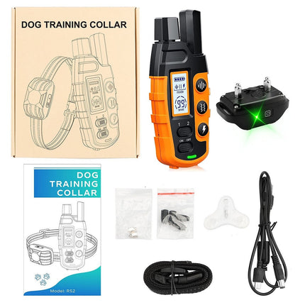 Hondentrainingshalsband met afstandsbediening | Bereik tot 1000 meter | Waterproof | Verstelbaar voor honden 20-51 cm | Oplaadbaar